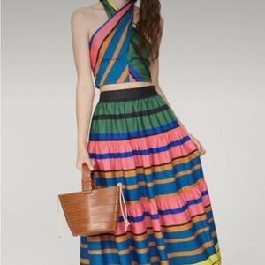 Formentera Stripe Sea Skirt & Halter Top
